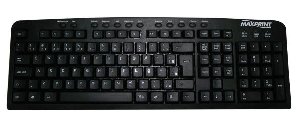 Teclado Multimídia Maxprint USB