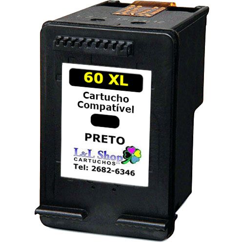 cartucho preto compatível XL 60 SKS