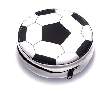 Porta Cd com Capa de Bola de Futebol