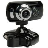 Webcam C/ Microfone + Led Noturno C3 Tech Wb2105-e