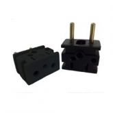 ADAPTADOR TOMADA PRETO 3X1 XYZ